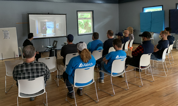 ABC staff member Daniel Diaz gave a presentation to educate our group about the center's purpose and the students